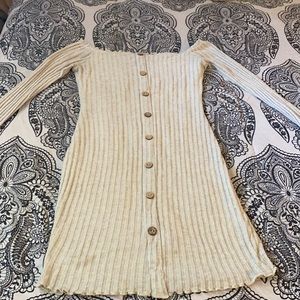 Long sleeve shirt dress